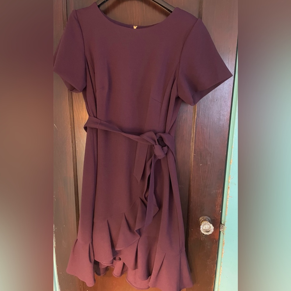 Calvin Klein belted dress 16W